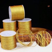 Golden Polyamide Thread For Diy Jewelry