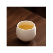 Elegant White Jade Porcelain Tea Cup