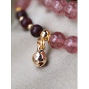 Fashionable Natural Crystal Beaded Bracelet