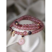 Fashionable Natural Crystal Beaded Bracelet