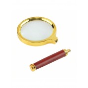 Handheld Magnifying Glass With Wooden Handle