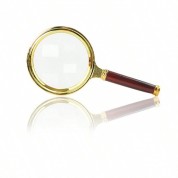 Handheld Magnifying Glass With Wooden Handle