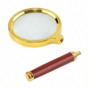 Handheld Magnifying Glass With Wooden Handle