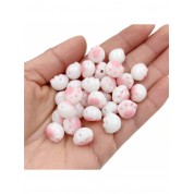 Imitation White Jade Cat Paw Beads For Diy Jewelry