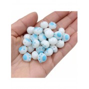 Imitation White Jade Cat Paw Beads For Diy Jewelry