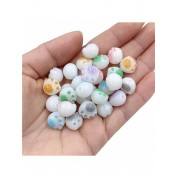 Imitation White Jade Cat Paw Beads For Diy Jewelry