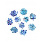 Versatile Blue Glass Beads For Diy Jewelry