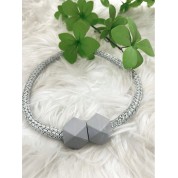 Modern Single Diamond Magnetic Curtain Buckle