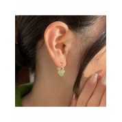 Elegant Vintage Imitation Jade Earrings