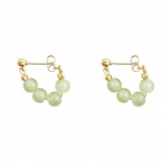 Elegant Vintage Imitation Jade Earrings