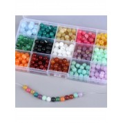 8mm Imitation Natural Stone Acrylic Beads