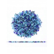 Versatile Blue Glass Beads For Diy Jewelry