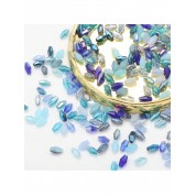 Versatile Blue Glass Beads For Diy Jewelry