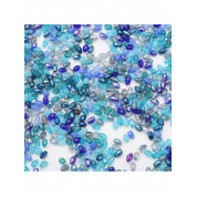 Versatile Blue Glass Beads For Diy Jewelry