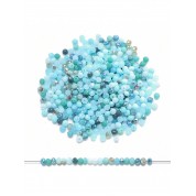 Versatile Blue Glass Beads For Diy Jewelry