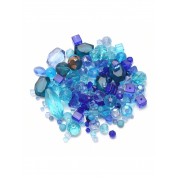 Versatile Blue Glass Beads For Diy Jewelry