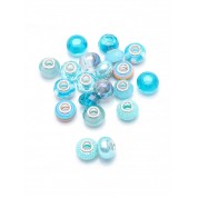 Versatile Blue Glass Beads For Diy Jewelry