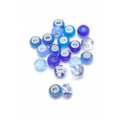 Versatile Blue Glass Beads For Diy Jewelry