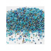 Versatile Blue Glass Beads For Diy Jewelry