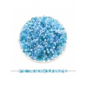 Versatile Blue Glass Beads For Diy Jewelry