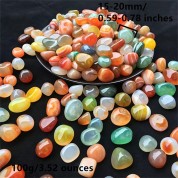 Vibrant Agate Tumbled Stones For Multi-use Decor