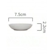 Elegant White Jade Bone China Plate