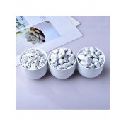 Natural Crystal White Jade Stones For Decoration