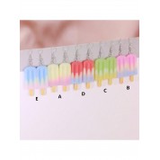 Colorful Ice Cream Cartoon Earrings