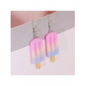 Colorful Ice Cream Cartoon Earrings