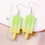 Colorful Ice Cream Cartoon Earrings