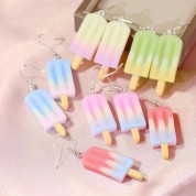 Colorful Ice Cream Cartoon Earrings