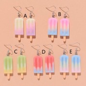 Colorful Ice Cream Cartoon Earrings