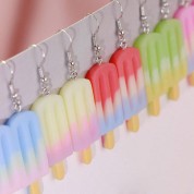 Colorful Ice Cream Cartoon Earrings