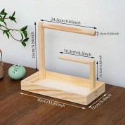 Solid Wood Jewelry Stand For Bracelets And Watches