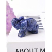 Natural Crystal Elephant Carving Ornament