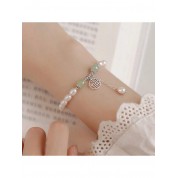 Elegant S925 Silver & Hetian Jade Bracelet