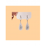 Elegant Fan-shaped Pipa Tassel Earrings