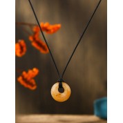 Versatile Pu Leather Pendant Necklace