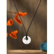 Versatile Pu Leather Pendant Necklace