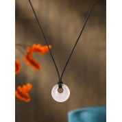 Versatile Pu Leather Pendant Necklace