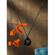 Versatile Pu Leather Pendant Necklace