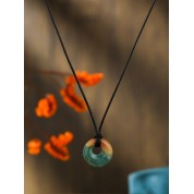 Versatile Pu Leather Pendant Necklace