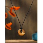 Versatile Pu Leather Pendant Necklace