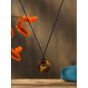 Versatile Pu Leather Pendant Necklace