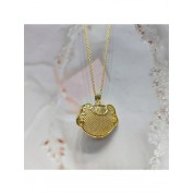 Chalcedony Gold Plated Zodiac Necklace