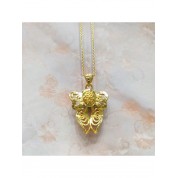 Chalcedony Butterfly Necklace Pendant