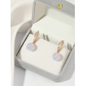 Elegant Imitation Jade Dangle Earrings