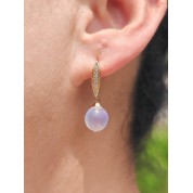 Elegant Imitation Jade Dangle Earrings