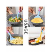 Versatile Two-color Jade Silicone Spatula