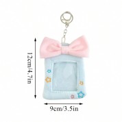 Cute Plush Card Holder With Bow And Star Design